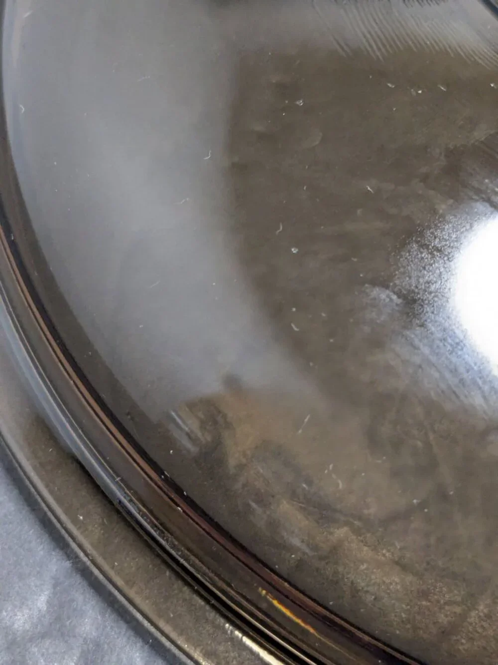 Vintage Pyrex Visions Amber Glass Lid Replacement Round 10.5